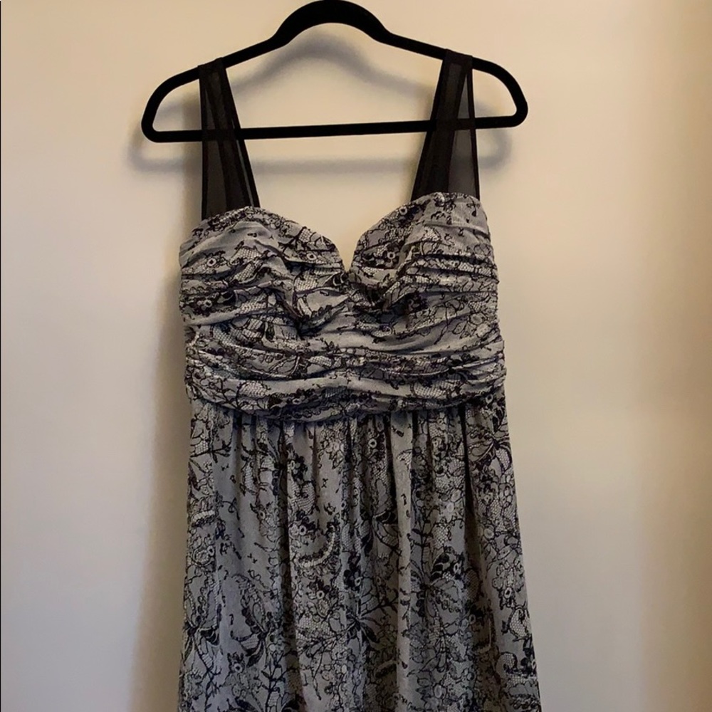 Black & white cocktail dress